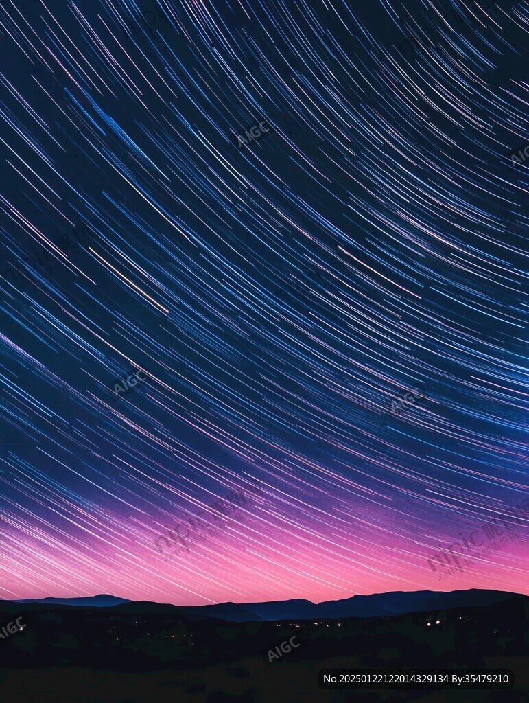 星河旋转盘旋星轨