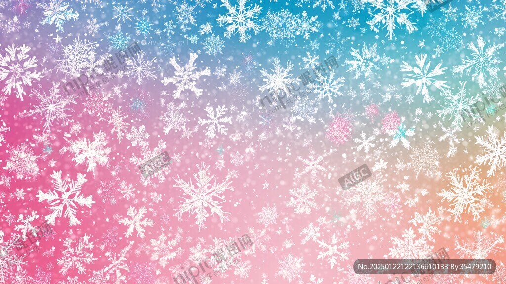 圣诞雪花壁纸