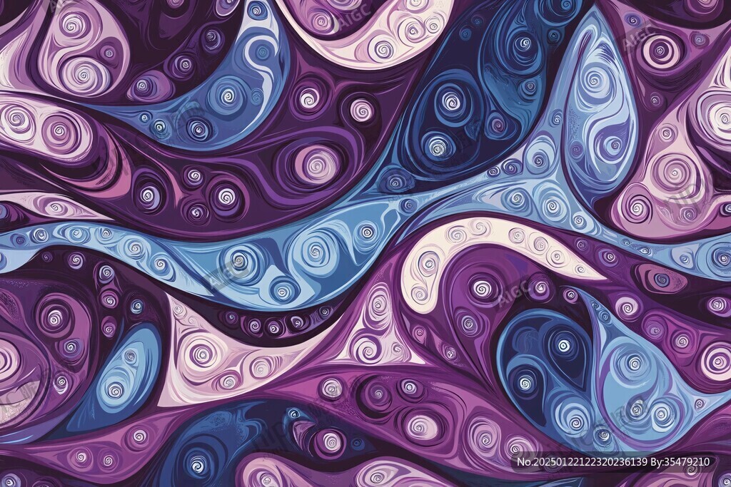 3d印花旋涡背景