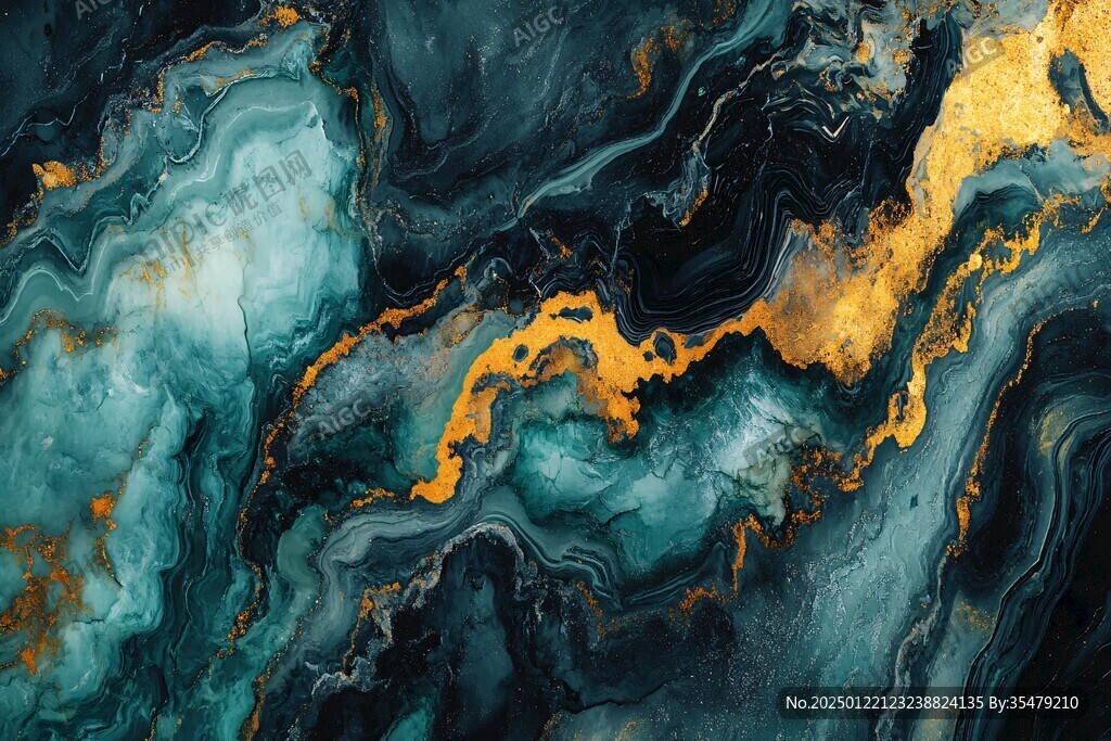 流体流彩装饰画