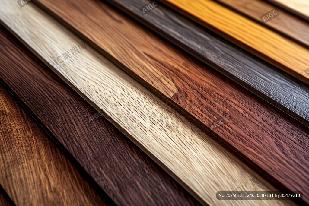 多种颜色木板木材