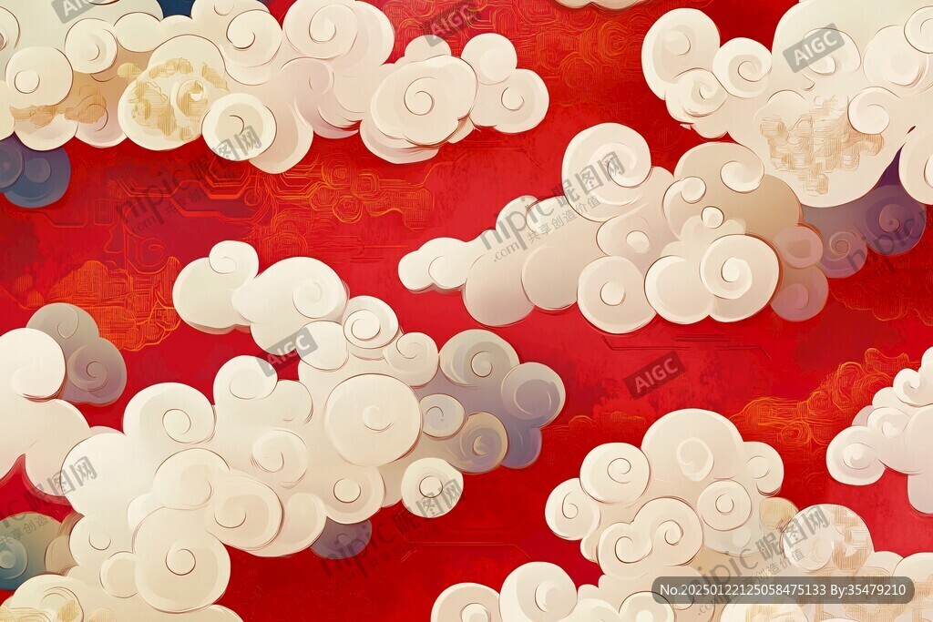 云纹插画