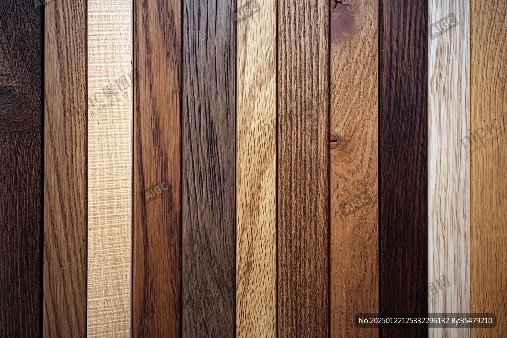 多种颜色木板木材