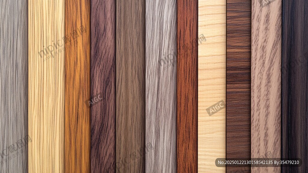 多种颜色木板木材