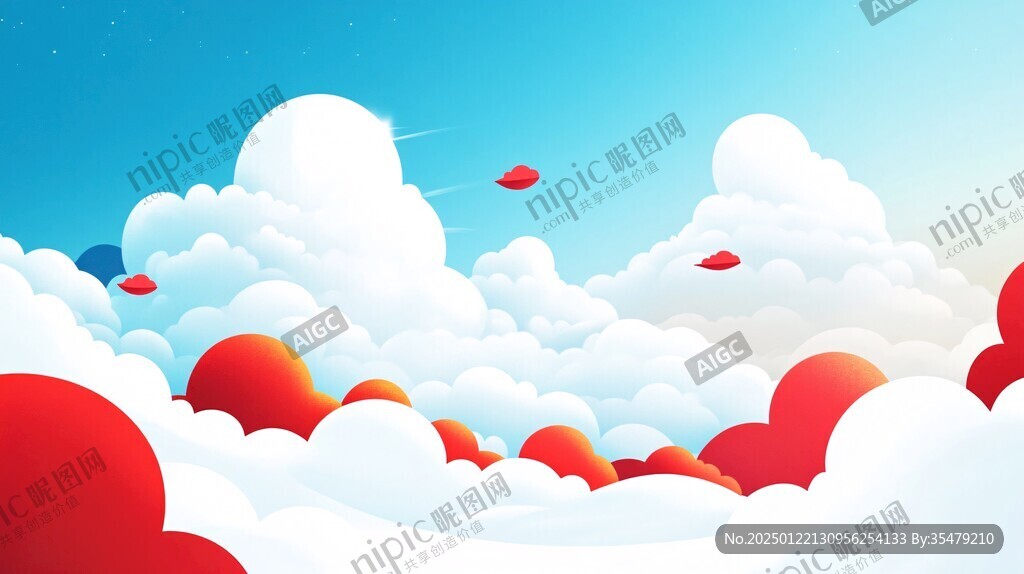 流云插画