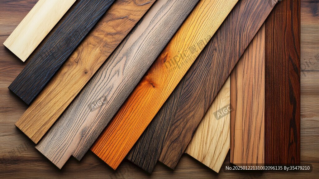 多种颜色木板木材
