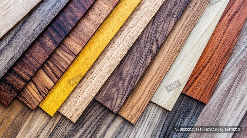 多种颜色木板木材