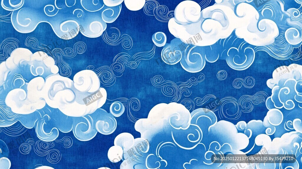 云纹插画