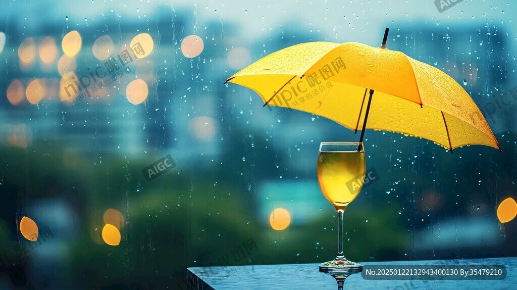 唯美雨景