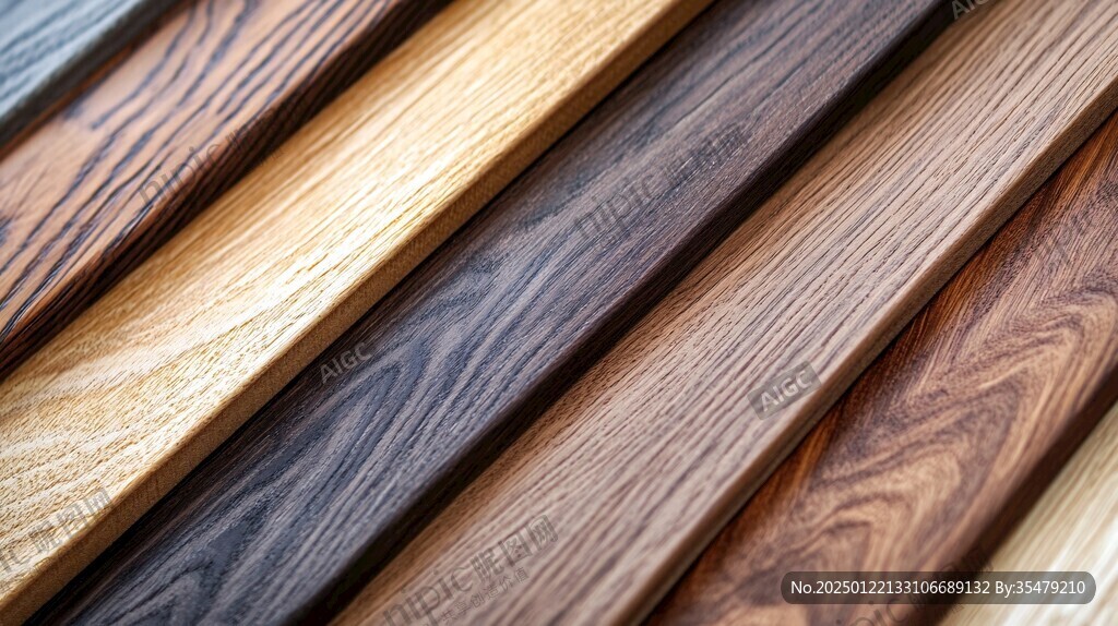 多种颜色木板木材