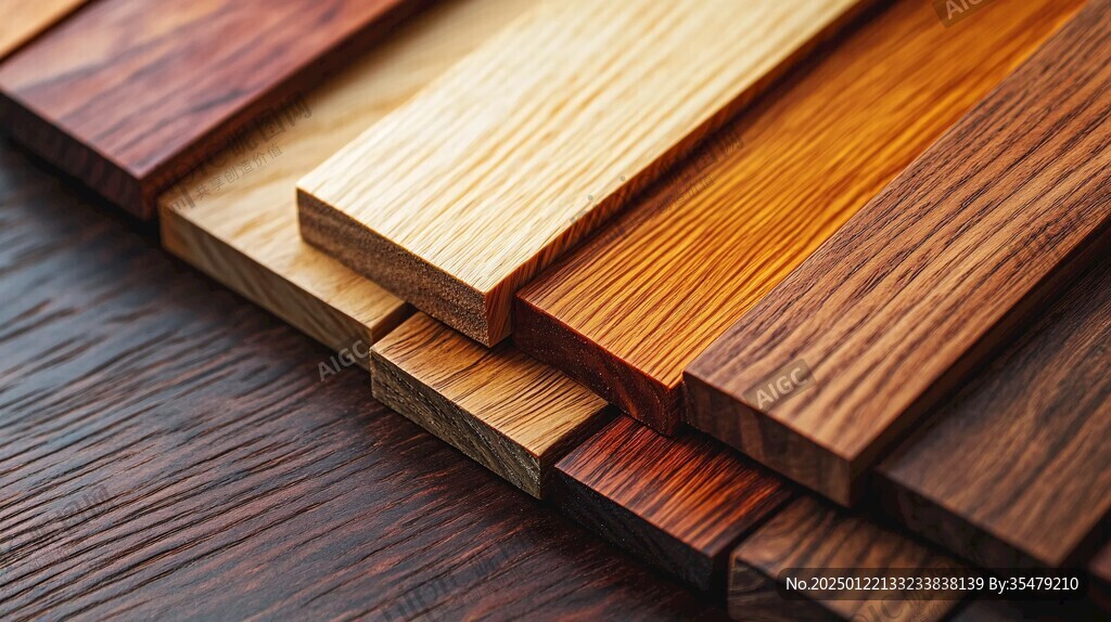 多种颜色木板木材