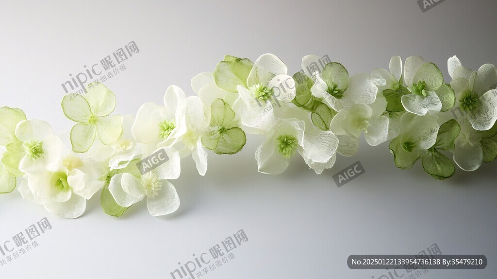 3d立体简约花