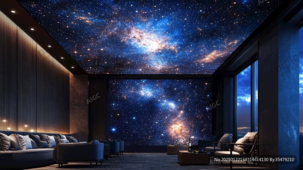 宇宙银河系背景墙