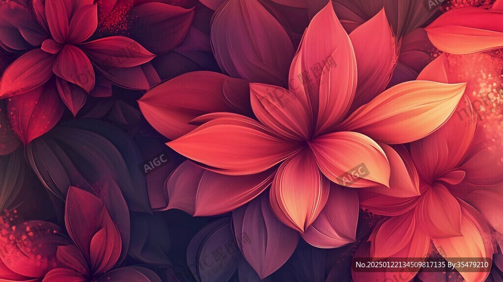 炫彩花朵壁纸