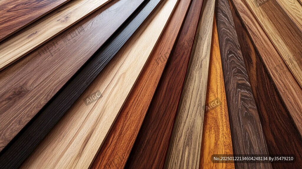 多种颜色木板木材