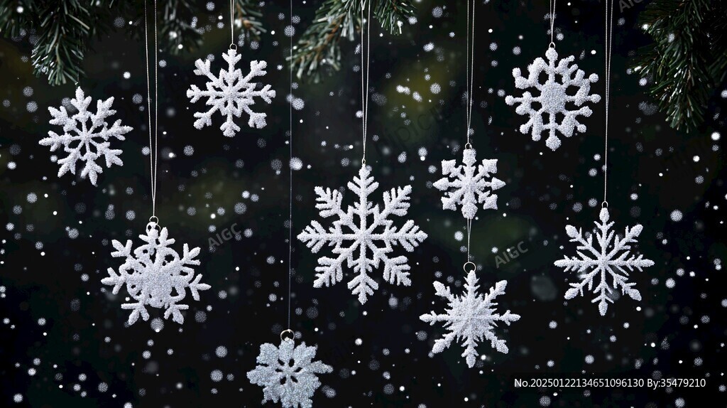 雪花挂件