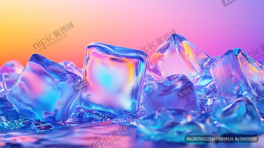 3d冰块效果图