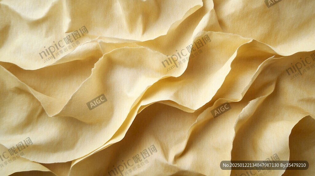 褶皱面料肌理