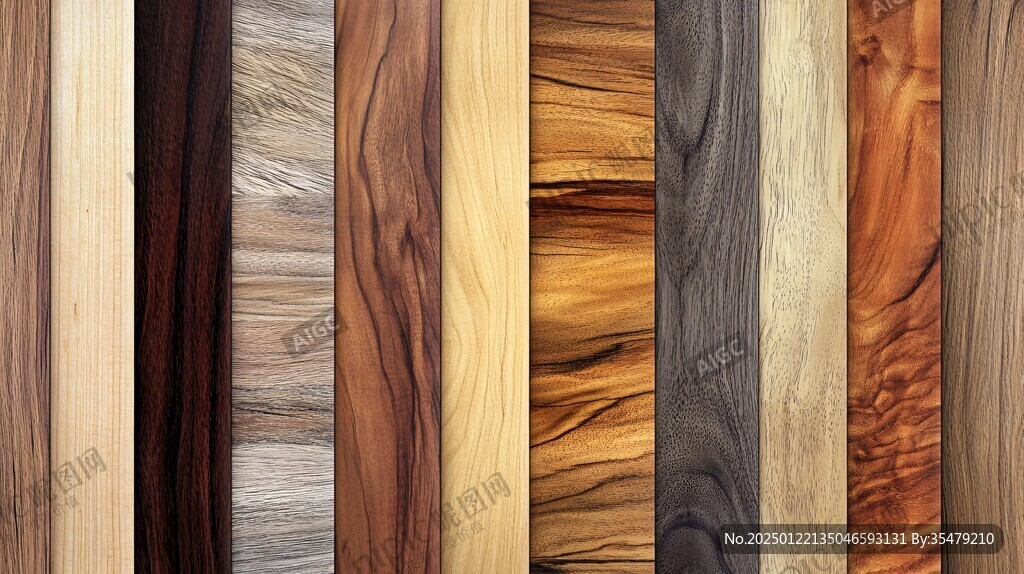多种颜色木板木材