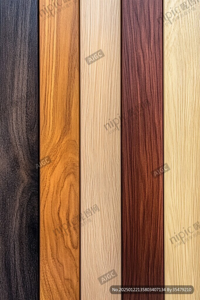 多种颜色木板木材