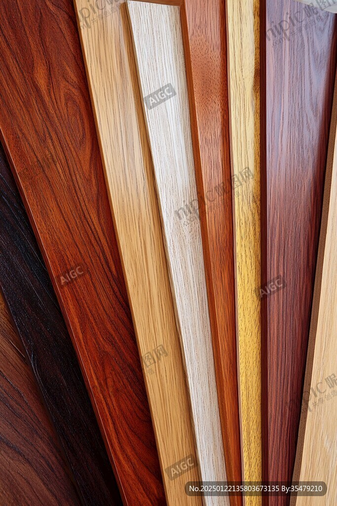 多种颜色木板木材