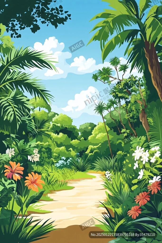 热带丛林小道