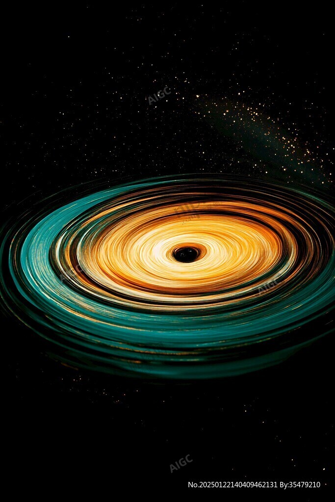 宇宙黑洞背景海报
