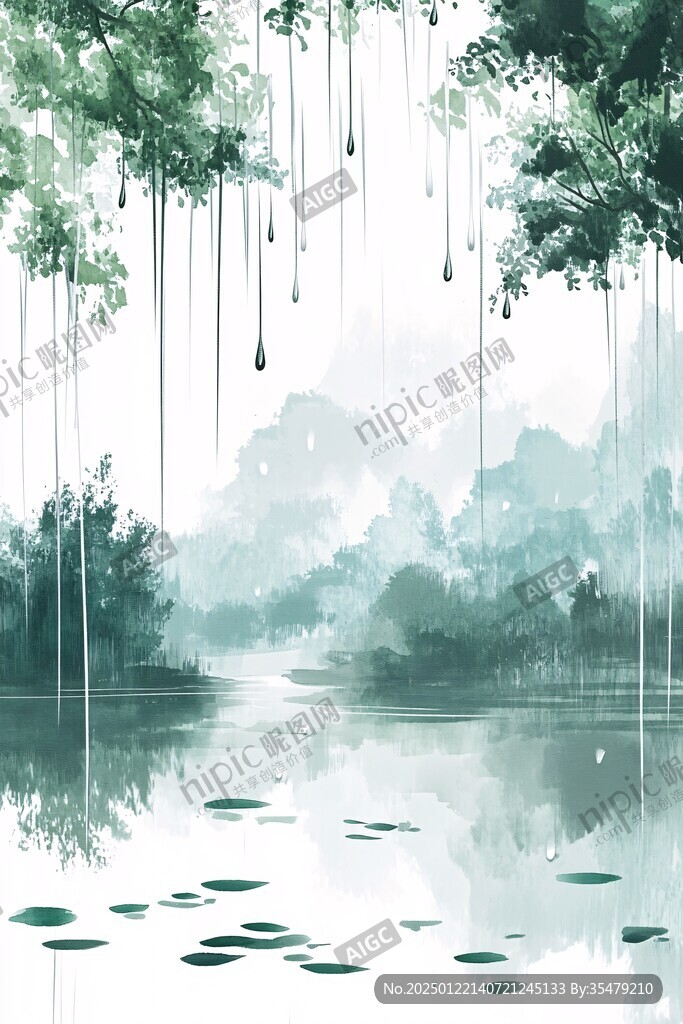 插画唯美风景