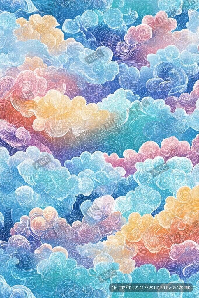 宋代云图高端云纹装饰