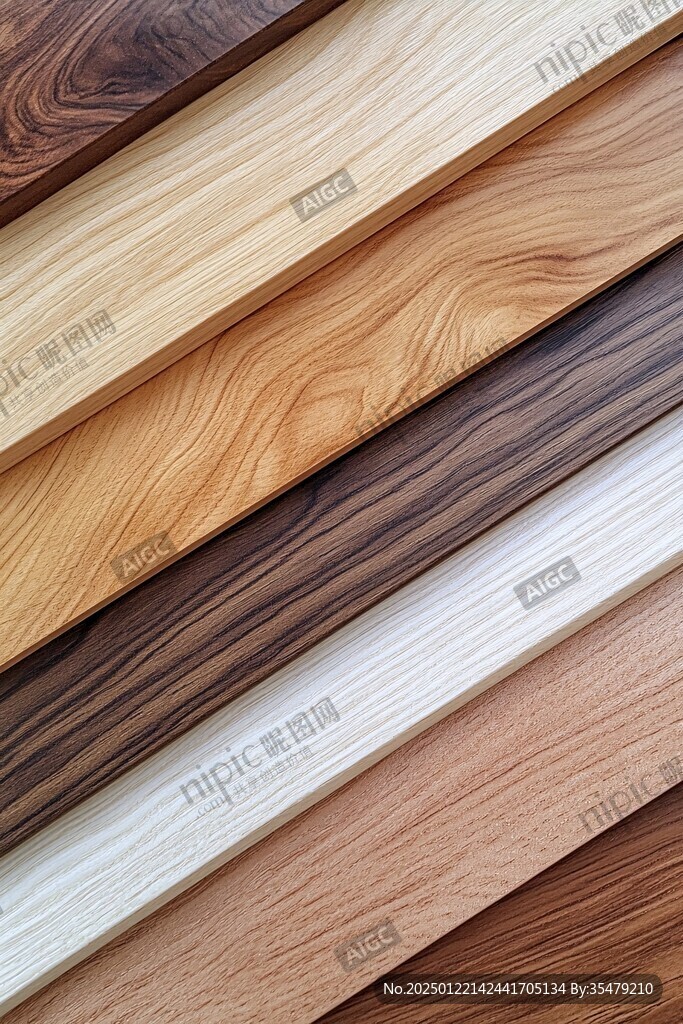 多种颜色木板木材
