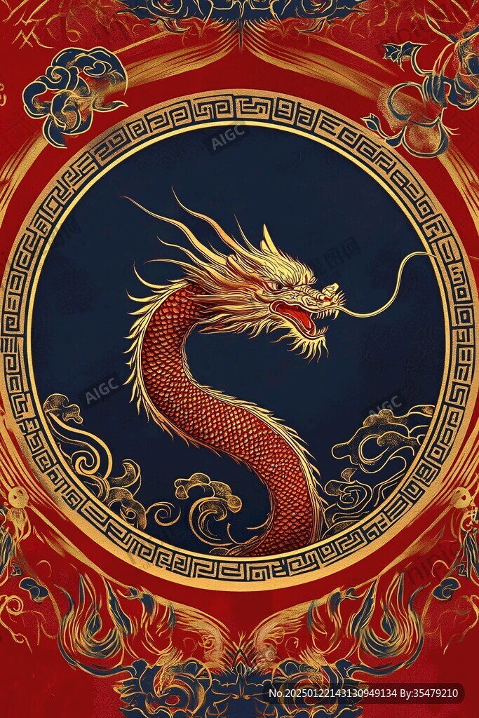 龙年高端大气图案