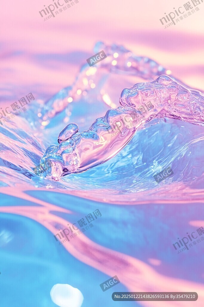 唯美水纹
