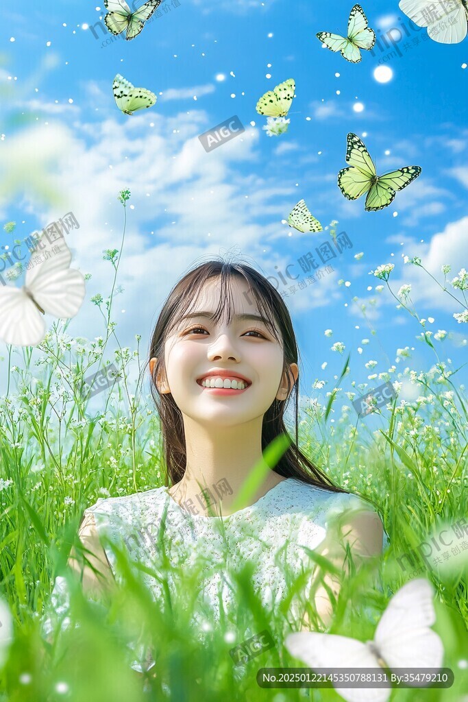 蝴蝶盛夏夏天