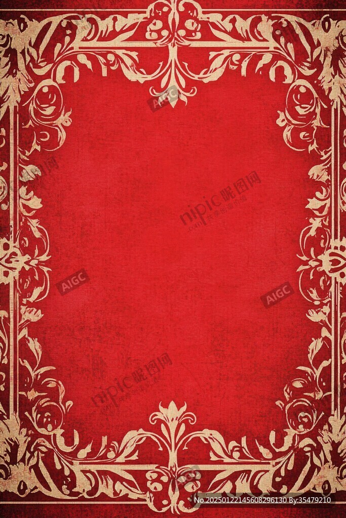 红金色欧式背景