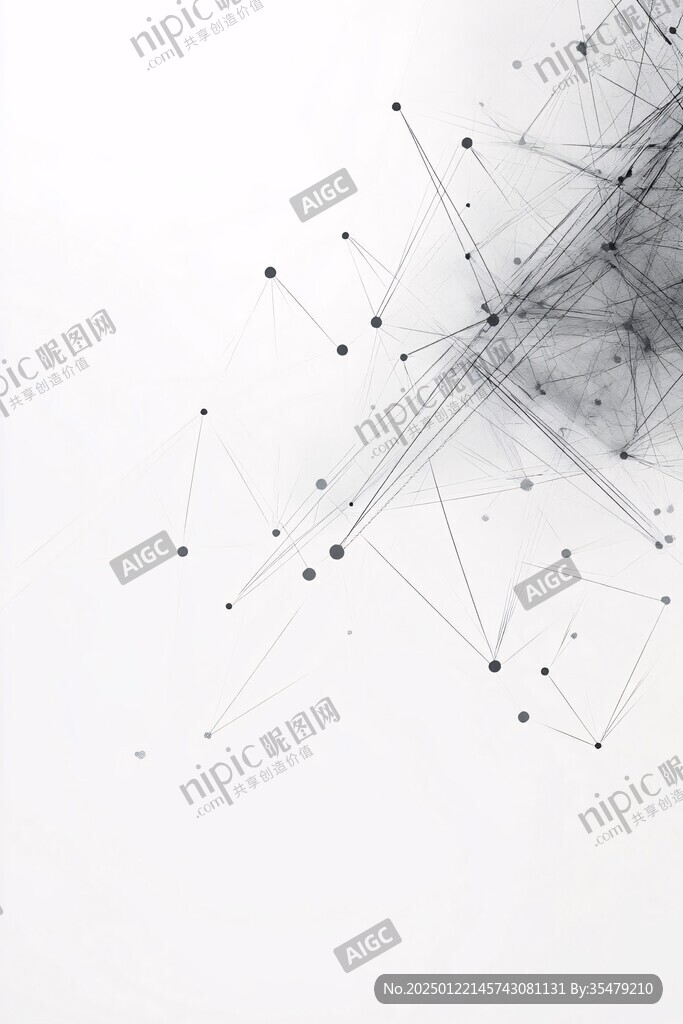 海报元素科技几何线条