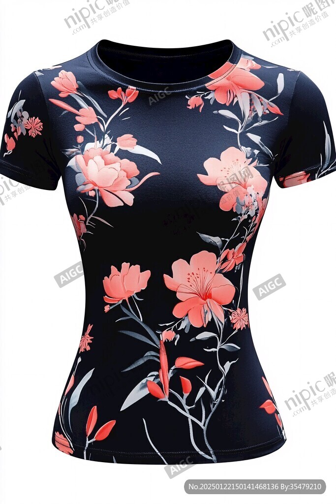女装t恤花型