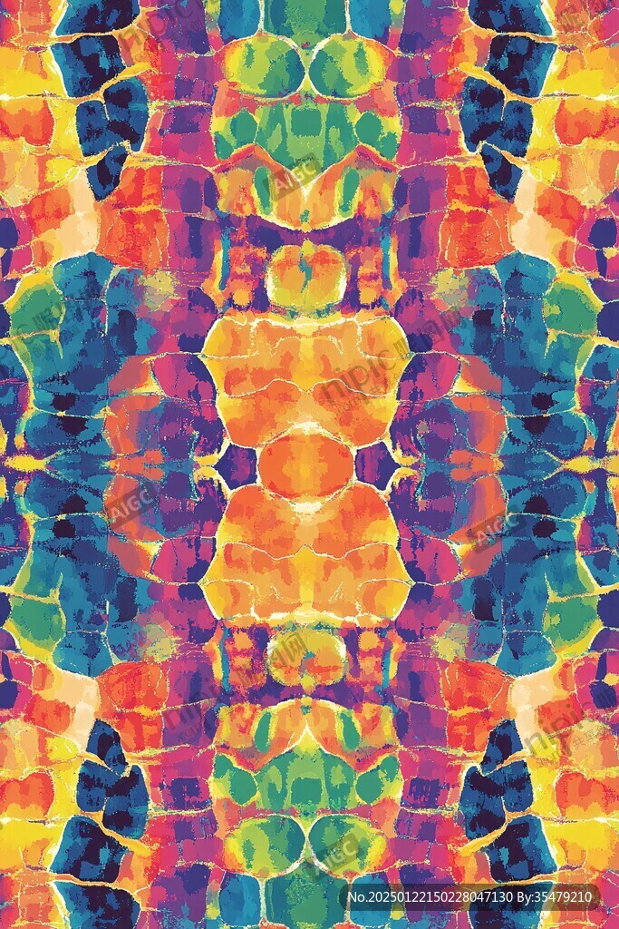 抽象染色玻璃幻彩底纹