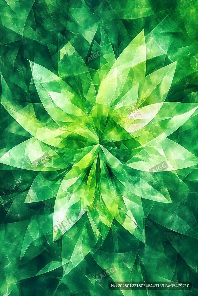 绿色视觉冲击力背景