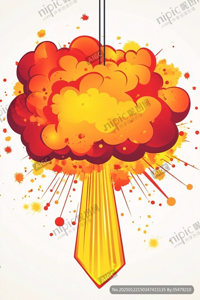炸爆米花插画