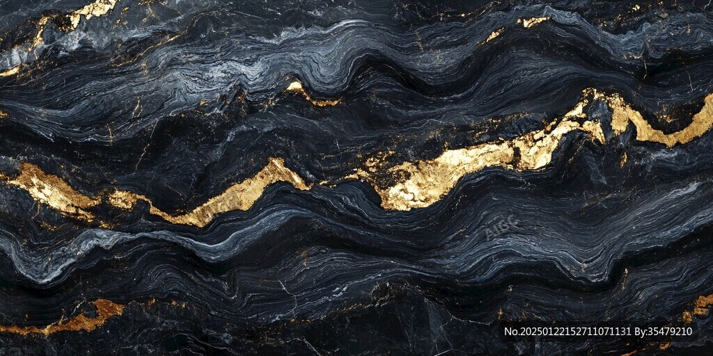 黄蓝相间大理石纹理