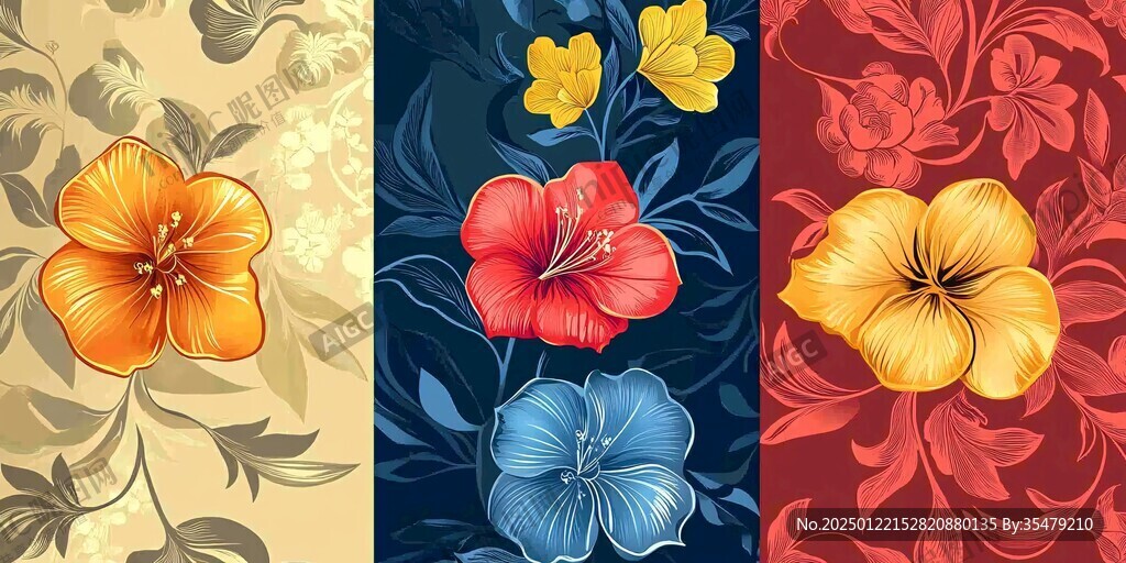 芙蓉图案