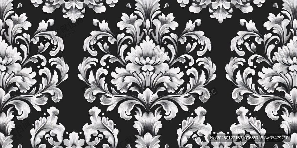 3d欧式花纹底纹