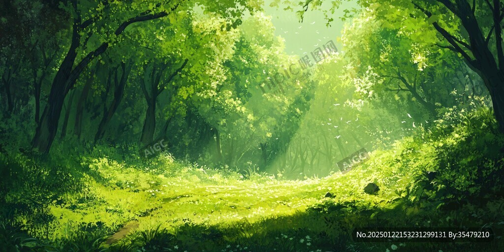 唯美森系场景