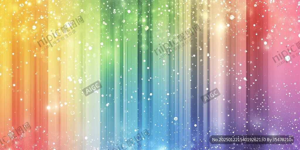 七彩绚丽渐变条纹