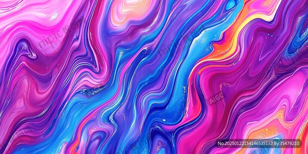 抽象流体花纹背景