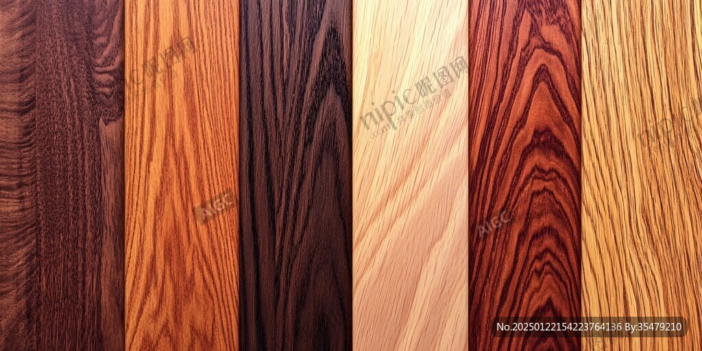 多种颜色木板木材