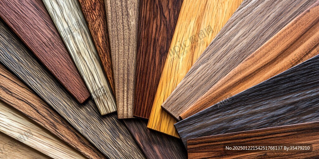 多种颜色木板木材