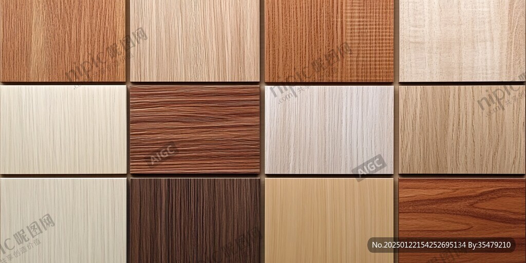 多种颜色木板木材