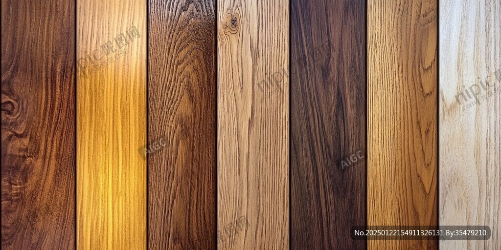 多种颜色木板木材