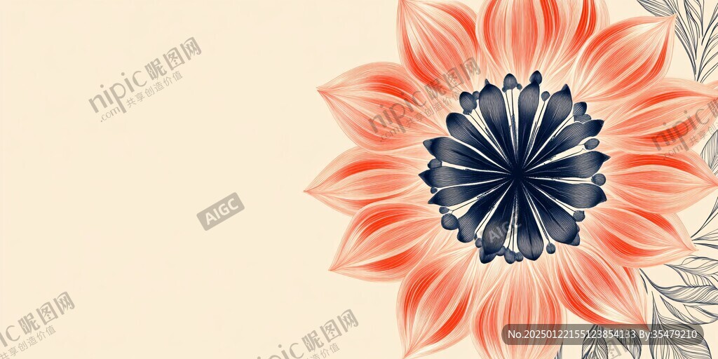 手绘创意百花壁纸